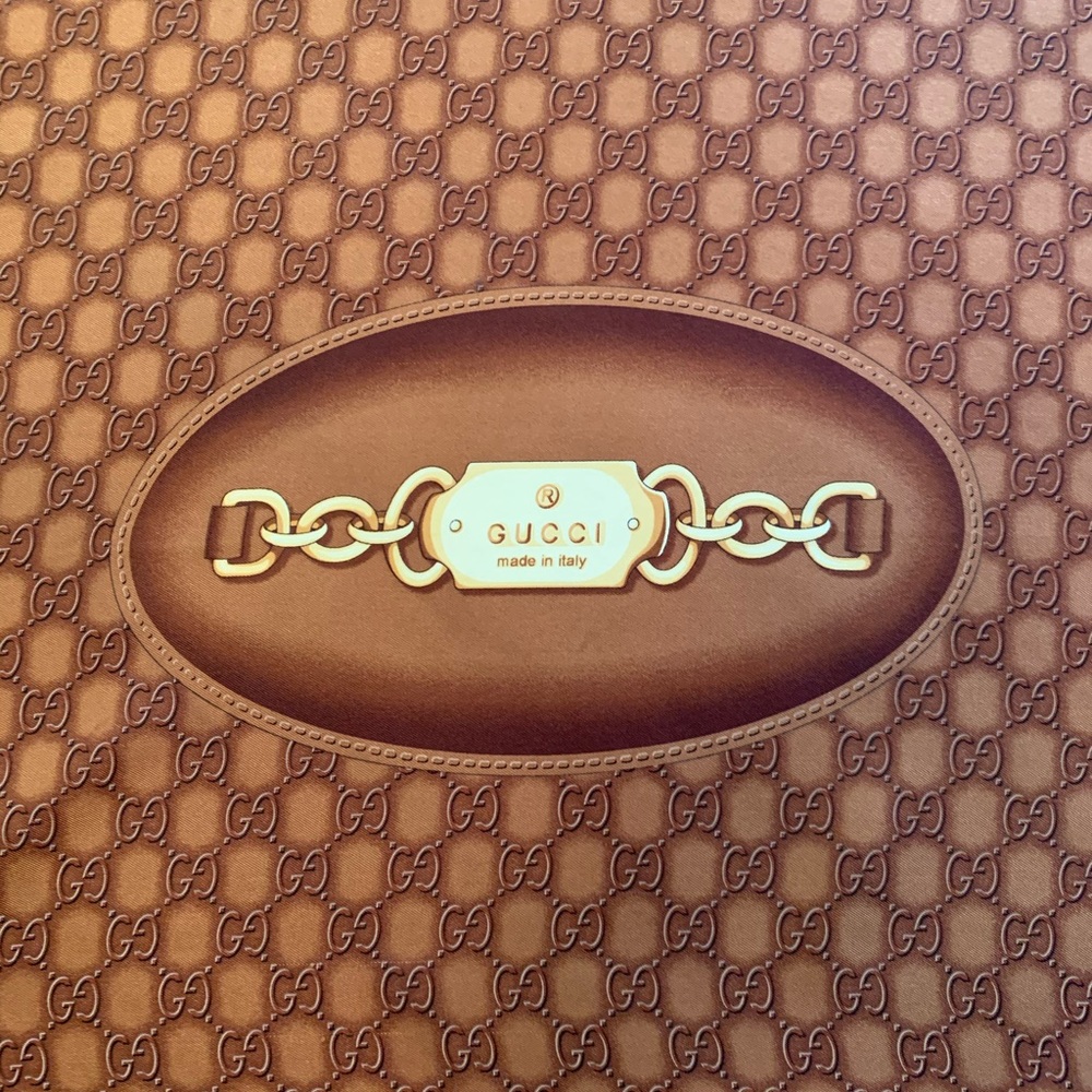 Gucci Classic brown scarf